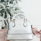 SALE Silver Metallic Girl's Crossbody Purse