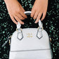 SALE Silver Metallic Girl's Crossbody Purse