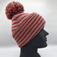 Haakwear Traditional Pom Pom Beanie, Multi Color Knit Winter Hat