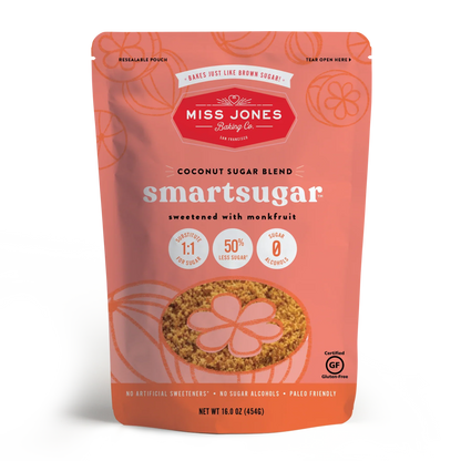 Miss Jones Baking Co. Smart Sugar Coconut Sugar Blend - 16 oz - Case of 6
