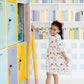 Smarty Pants 3/4 Sleeve Pocket Twirl Dress