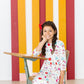 Smarty Pants 3/4 Sleeve Pocket Twirl Dress