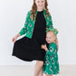 Southlake Carroll Dragons 3/4 Sleeve Pocket Twirl Dress