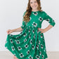 Southlake Carroll Dragons 3/4 Sleeve Pocket Twirl Dress