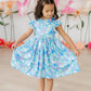 Springtime Splendor Flutter Sleeve Twirl Dress