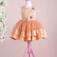 Star Salmon Party Dress