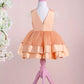 Star Salmon Party Dress