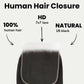 Straight 7x7 HD Lace Human Hair Closure