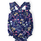 Sunny Meadow Ruffle Cross Back Romper