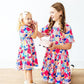 Sunshine Garden Smocked Ruffle Dress