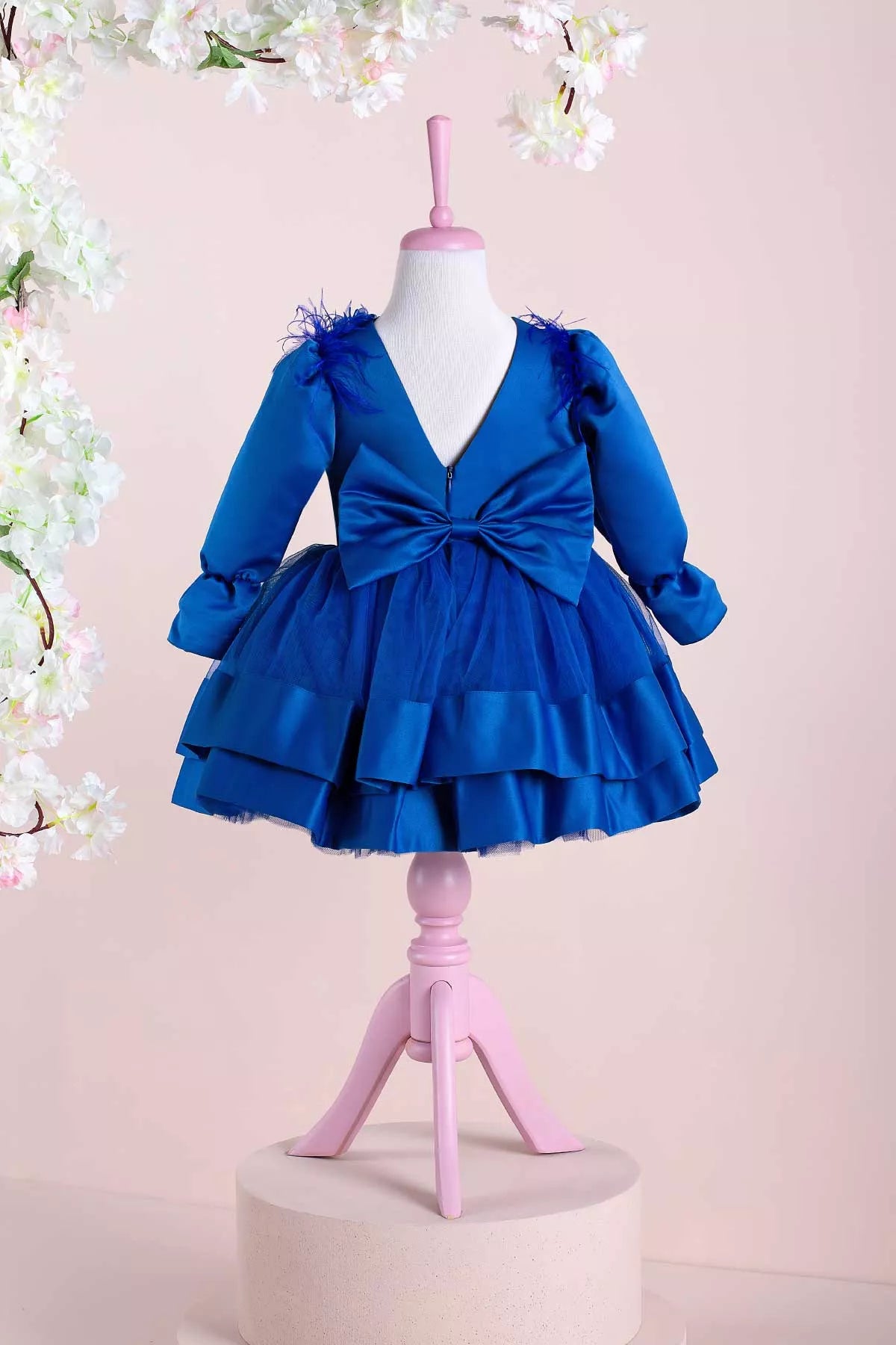 Susan Sax Blue Party Dress
