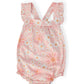Sweet & Sunny Ruffle Cross Back Romper