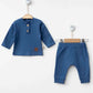 Darrel Baby Boy Navy Blue Clothes Set
