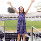 TCU Plaid Frog Flutter Twirl Dress
