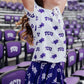 TCU Purple Frog Ruffle Twirl Skort