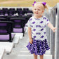 TCU White Frog Ruffle Pocket Tee