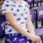 TCU White Frog Ruffle Pocket Tee