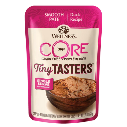 Wellness Cat Tiny Tasters Duck, 12 Pack - 1.75 Oz