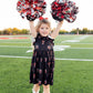 Texas Tech Black Raider Red Flutter Twirl Dress