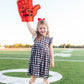 Texas Tech Plaid Raider Red Flutter Twirl Dress