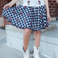 Texas Tech Plaid Raider Red Twirl Skort