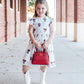 Texas Tech White Raider Red Flutter Twirl Dress