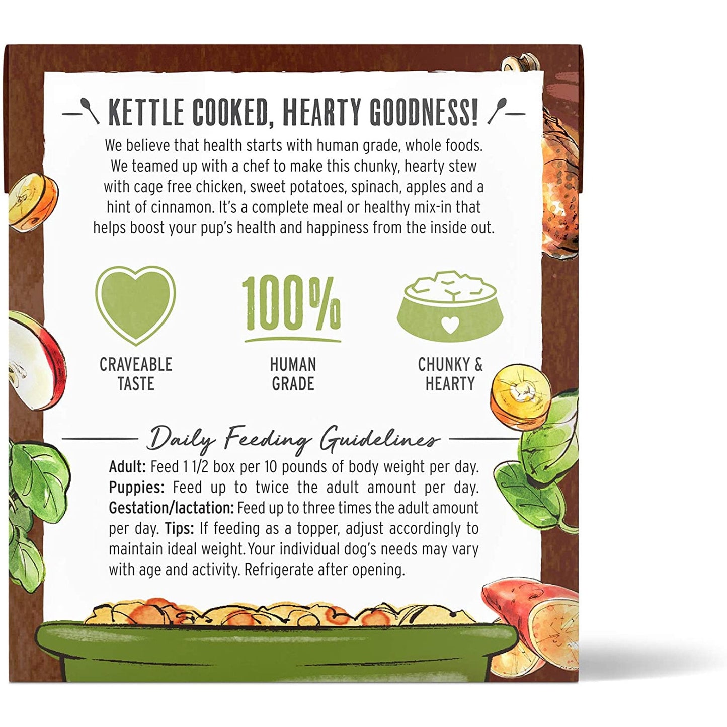 The Honest Kitchen Dog Food Stew, Chicken & Sweet Potato, 10.5 oz, Pack of 6