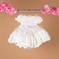 Tina White Baby Dress Set