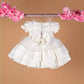 Tina White Baby Dress Set