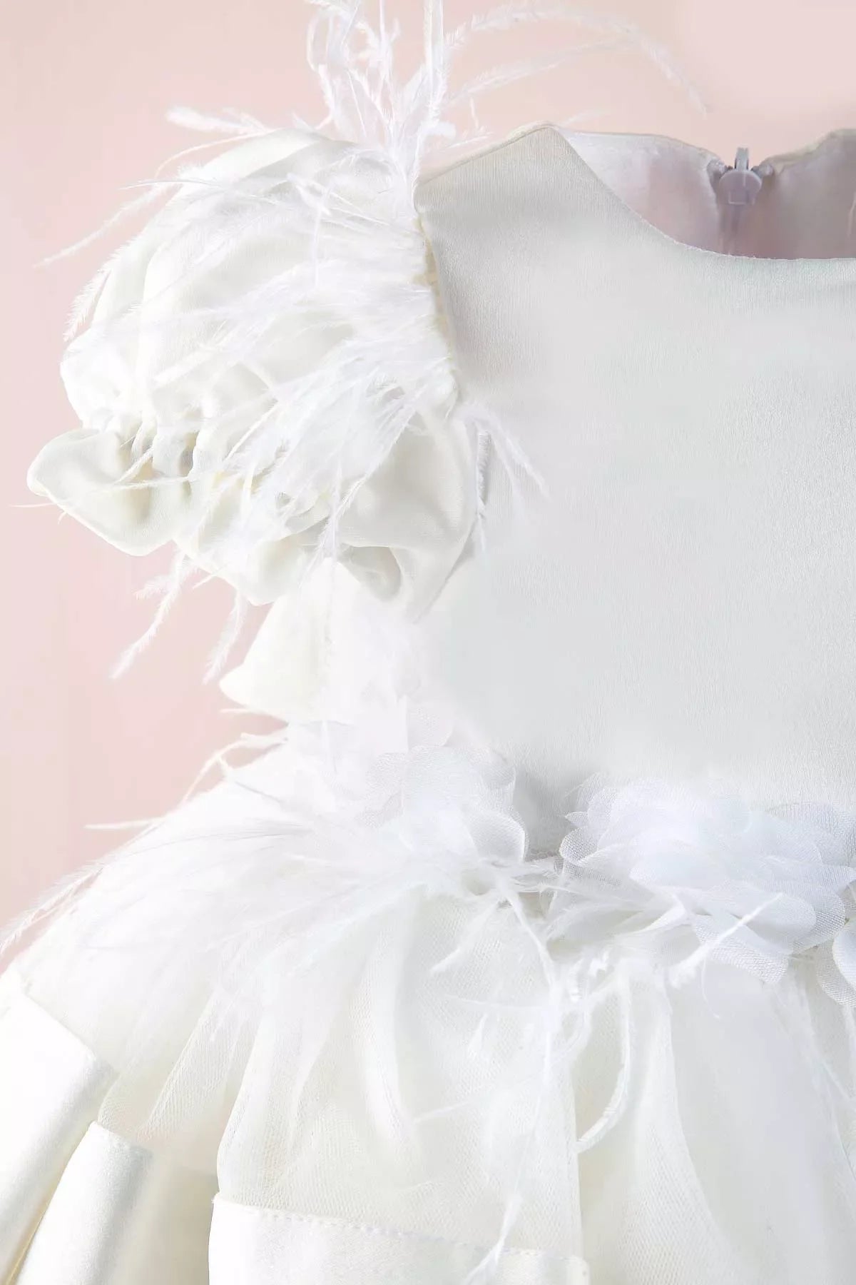 Tina White Baby Dress Set