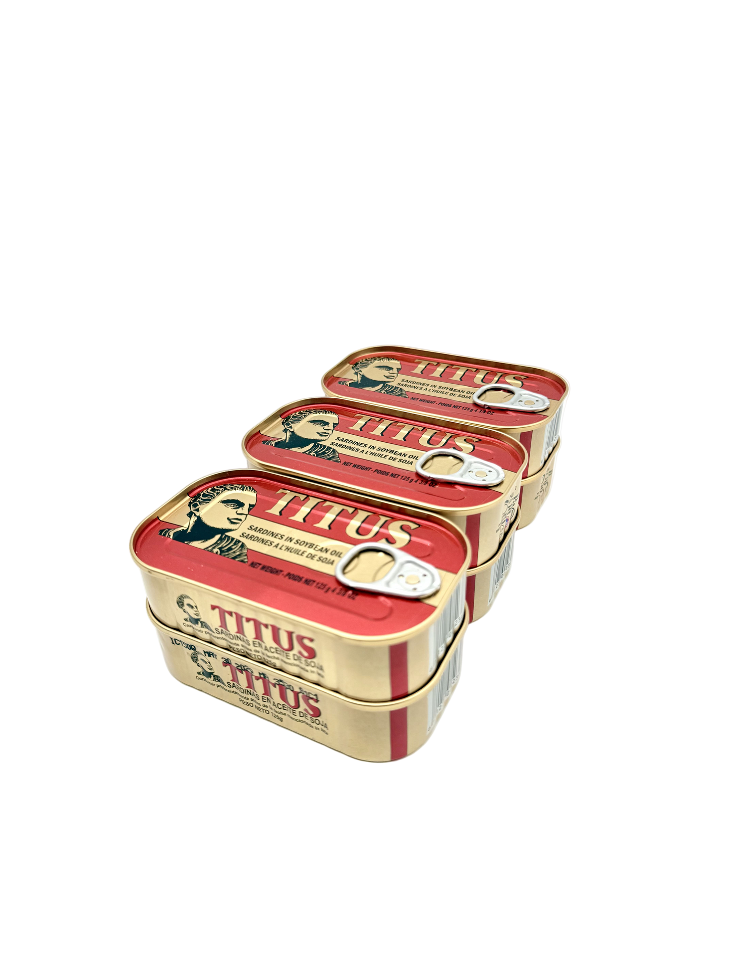 Titus Sardines in Soybean oil - Set of 6