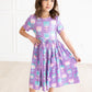 SALE Too Cool Tulips S/S Pocket Twirl Dress