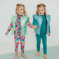 Turquoise Dot Puffer Vest