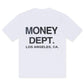 Money Dept. Los Angeles Heavyweight Tee - White/Black