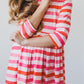 All You Need is Love 3/4 Sleeve Pocket Twirl Dress