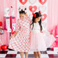 Lovebug 3/4 Sleeve Ruffle Twirl Dress