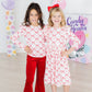 Lovebug 3/4 Sleeve Ruffle Twirl Dress