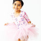 Retro Daydream 3/4 Sleeve Tutu Leotard