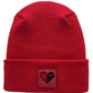 Valentine's Day H Stitch Beanie, You Complete Me, Scarlet Red