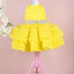 Vanessa Yellow Party Dress