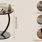 Modern Side Table – Round, C-Shape & Petal Designs | Sofa End Table with Metal