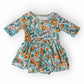 Vintage Vibes 3/4 Sleeve Twirl Bodysuit