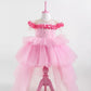 Violet Pink Party Dress - Layered