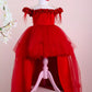 Violet Red Party Dress - Tailed