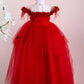 Violet Red Party Dress - Tailed
