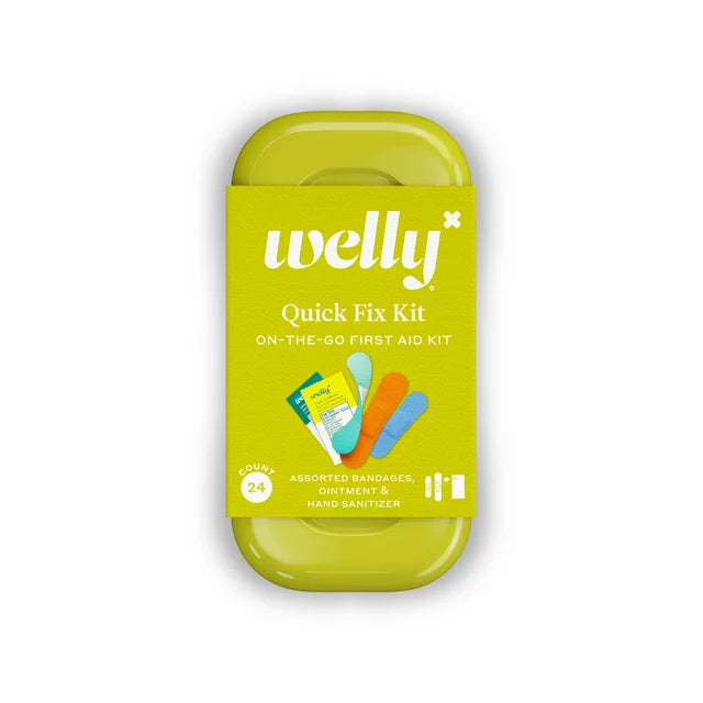 Welly First Aid, Quick Fix Kit On The Go Travel First Aid Kit Bandages And Ointments, 1 Each, 24 ct