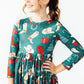 Western Wonderland L/S Pocket Twirl Dress