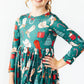 Western Wonderland L/S Pocket Twirl Dress