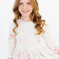 SALE Whimsical Wildflowers 3/4 Sleeve Pocket Twirl Dress