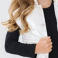White Checker Puffer Vest